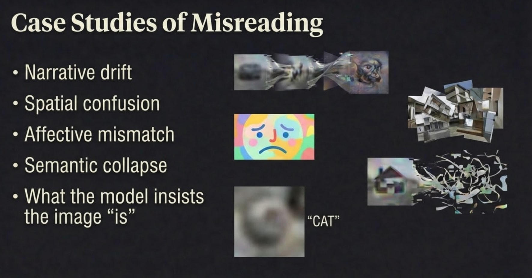 Plate 03 / Misreading, case studies