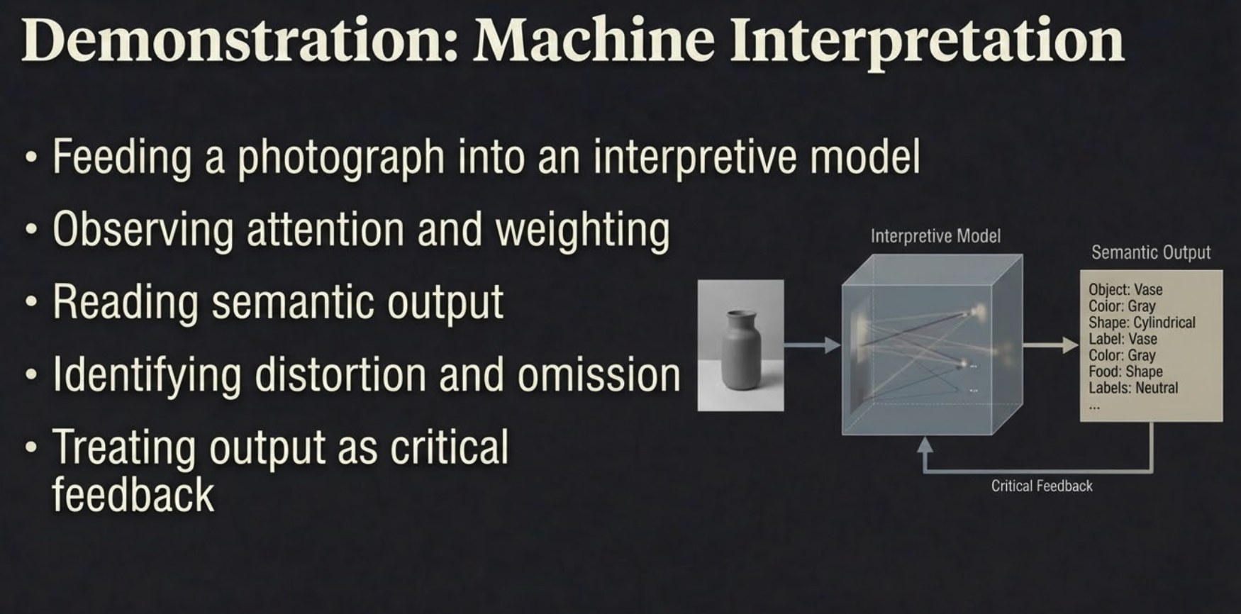 Plate 04 / Machine interpretation, demo